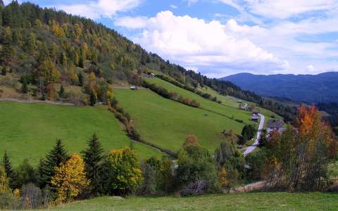 alpok ausztria út ősz