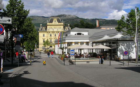Bad Ischl főtere, Ausztria