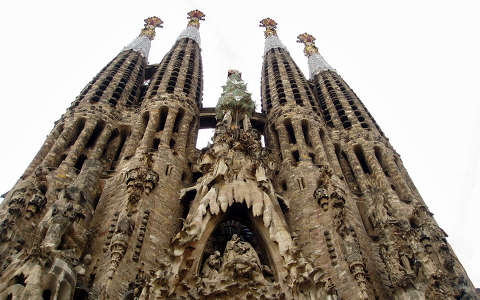 Sagrada familia, Barcelona, Spanyolország