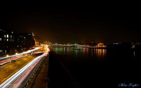 híd éjszakai képek út