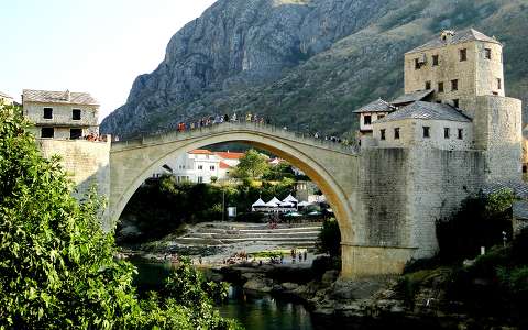 bosznia-hercegovina híd mostar