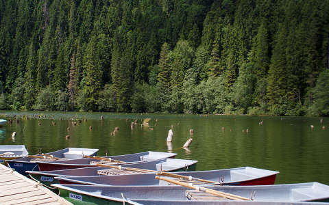 csónak erdély erdő gyilkos-tó