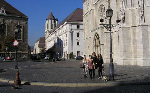 Budapest,Szentháromság tér ,Mátyás templom és Hilton hotel