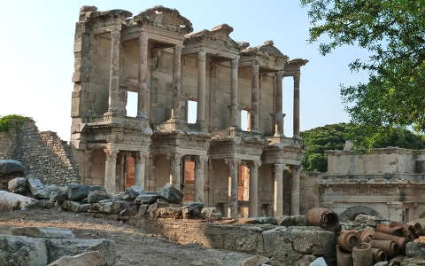 Ephesos, ókori könyvtár  Törökország