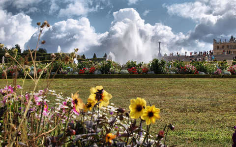 a versaillesi kastély kertje,Franciaország,Dynamic Photo HDR 5