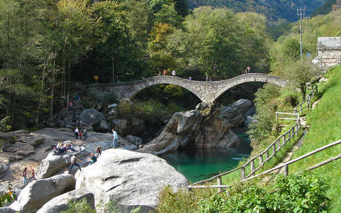 Ponte dei Salti hídnál