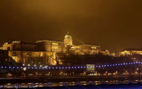 Magyarország, Budapest, Budavári Palota ködben