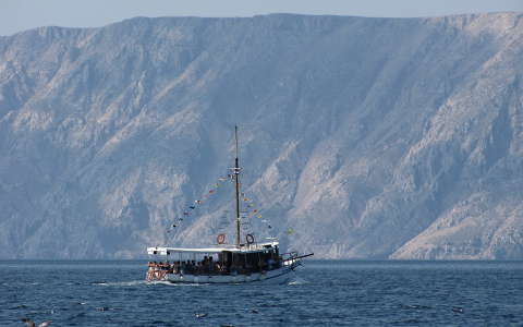 hajó horvátország tenger