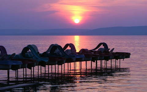 címlapfotó naplemente nyár tó
