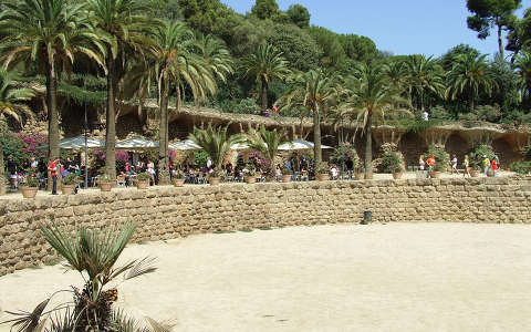 Barcelona.Gaudi Güell parkja.