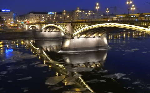 Margit híd - jégzajlás