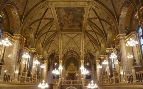 belső tér budapest magyarország országház