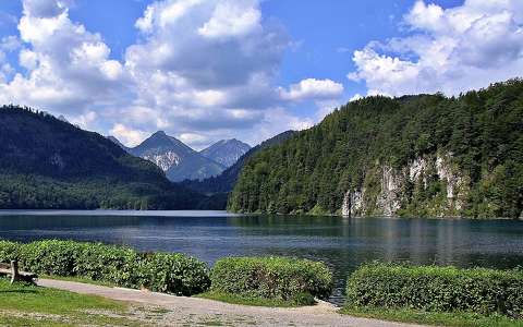alpok hegy németország tó