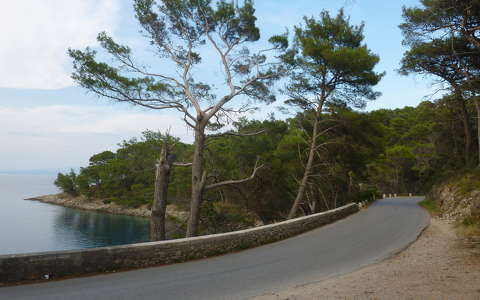 horvátország tengerpart út