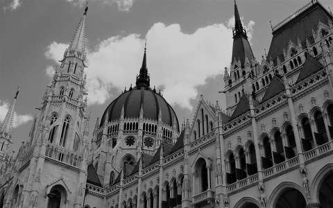 budapest fekete-fehér magyarország országház