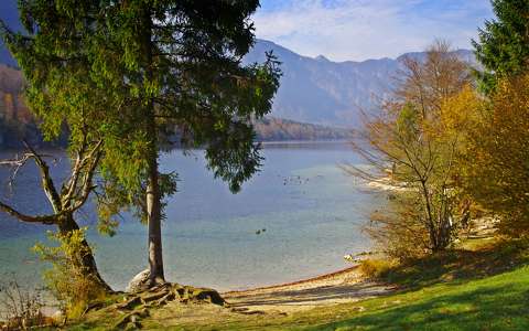 alpok hegy szlovénia tó