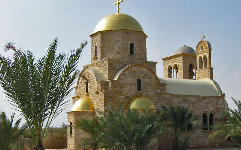 Jézus megkeresztelésének emléktemploma a Jordán folyónál, Jordánia