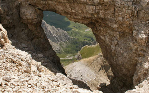 Egy kis kilaas a Dolomitokban, Sasso Pordoi, Olasz Alpok