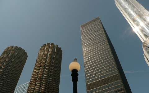 chicago felhőkarcoló lámpa usa