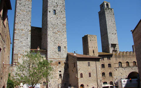 Olaszország, Toszkána, San Gimignano