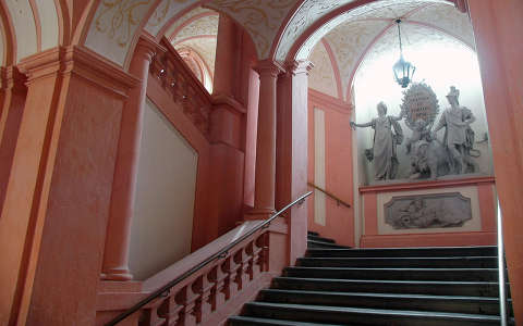 Lépcsőház, Melk, Ausztria