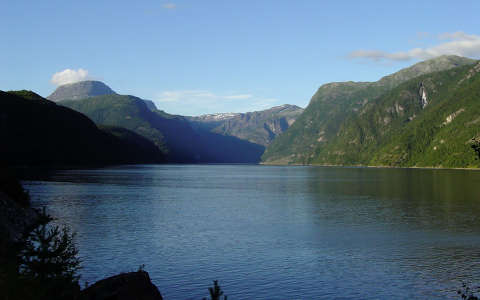 hegy norvégia skandinávia tó