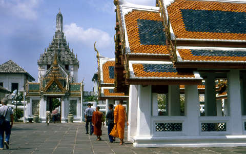 Királyi palota udvara, Bangkok
