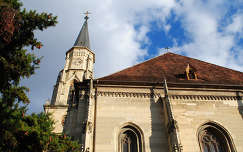 Kolozsvár, Szent Mihály templom a bejárat felől, Erdély