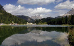 Misurina-tó, Dolomitok, Olaszország.