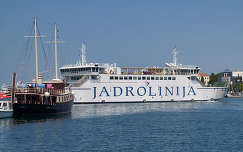 Zadar, kikötő, Jadrolinija, Horvátország