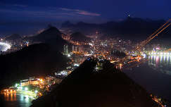 hegy címlapfotó brazília rio de janeiro éjszakai képek