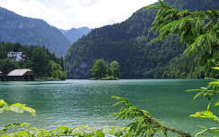ház hegy ausztria németország königssee alpok tó