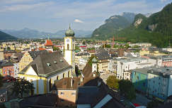 Kufstein látképe a várból,Tirol