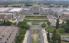 Brüsszel,Kilátás az Atomiumból a Nemzetközi vásárra,Belgium