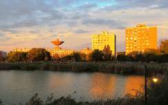 Alkonyi fények Szegeden. Fotó: Kupcsik Sarolta