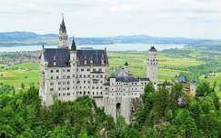 várak és kastélyok címlapfotó németország tavasz alpok neuschwanstein kastély