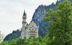 várak és kastélyok hegy németország tavasz alpok neuschwanstein kastély