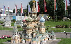Klagenfurt,Minimundus,Moszkva: Vaszilij Blazsenij templom makettje