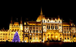 Parlament, Kossuth tér, karácsonyfa