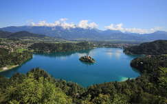 szlovénia alpok bledi-tó tó nyár