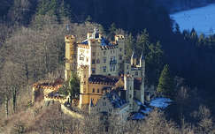 várak és kastélyok címlapfotó németország hohenschwangau alpok