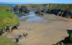 írország kövek és sziklák tengerpart öböl