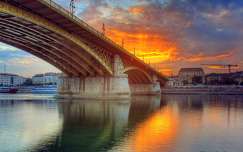 fény címlapfotó budapest folyó híd margit híd magyarország duna