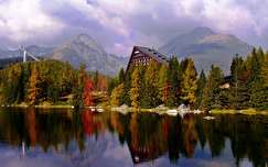 szlovákia hegy kárpátok címlapfotó csorba-tó tükröződés tó tátra