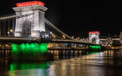 címlapfotó budapest lánchíd híd éjszakai képek magyarország