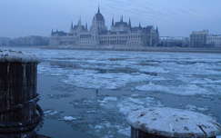 Jégzajlás Budapesten