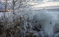 balaton jég jégcsap tó magyarország tél