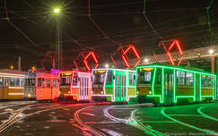 villamos címlapfotó budapest sínpár éjszakai képek magyarország