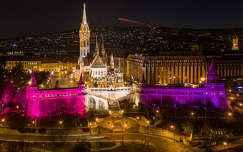 címlapfotó halászbástya templom budapest éjszakai képek magyarország mátyás templom