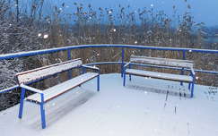 Hó esett... kék órában - Balatonfűzfő